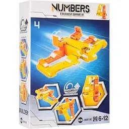 Детский конструктор Bambi M38-B0819 цифра-транспорт Цифра 4