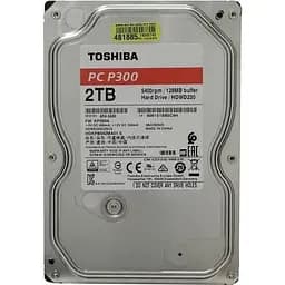 Жорсткий диск Toshiba P300 2 TB 3.5 дюйма внутрішній SATA HDWD220UZSVA - мініатюра 2