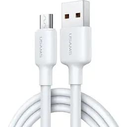 Кабель Usams SJ608 U84 2A Micro Charging Data Cable 2 м Белый