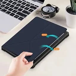 Обкладинка Ultra Slim Origami BeCover для Amazon Kindle Paperwhite 11th Gen. 2021 Deep Blue (707219) - мініатюра 5