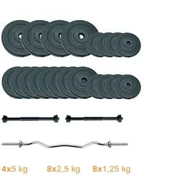 Набір штанга + гантелі Newt Gym Set-W Rock Pro NE-PL-W-SET-57 57 кг - мініатюра 2