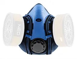 Силиконовая полумаска Neo Tools на два фильтрующих патрона (без фильтрующих патронов) 97-350