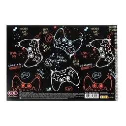 Альбом для малювання Zibi Kids Line Gamer А4 30 аркушів темно-синій (ZB.1451-03) - мініатюра 2