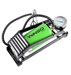 Насос ножной Winso с манометром, цилиндр 80x130мм