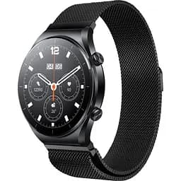 Ремінець міланська петля для BeWatch Xiaomi Watch S1 Active 22 мм Чорний (1020201.A20)