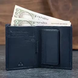 Чоловіче вертикальне портмоне Tony Perotti 3504 NEW Contatto (90617) Темно-синє - мініатюра 5