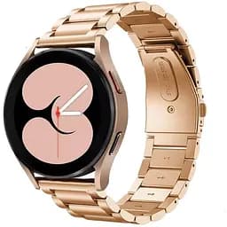 Ремінець для Samsung Galaxy Watch 5 Pro 45mm - рожево-золотий ширина кріплення 20мм метал Watchbands Stainless Premium (WB00S5MPREMIUM988675)