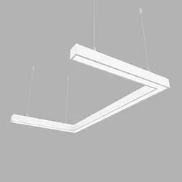 Светодиодный светильник X-LED 60ВТ U-образный белый LSNU-60w