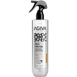 Двофазний кондиціонер-спрей Agiva Milk Protein Pro Care Two Phase Conditioner з термозахистом 400 мл