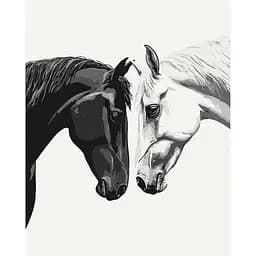 Картина за номерами на підрамнику Brushme Між темрявою і світлом