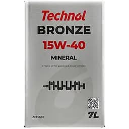Моторное масло Technol Bronze 15W-40 7 л (TL91622)