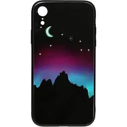 Чохол-накладка Toto Night Light Print Glass Case Apple iPhone XR Young Moon