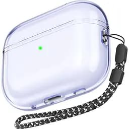 Чохол AhaStyle Transparent Case для Airpods Pro 2 Purple [133867]