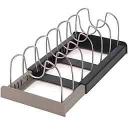 Полка-органайзер кухонная Stenson R93752 раздвижная 30.5-56х20.4х14.7 см (35470)