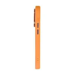 Чехол для Apple iPhone 15 Pro, Unit MagSafe SE, оранжевый, с защитой камеры, магсейф, противоударный, магнитный, панель-накладка с MagSafe, с поддержкой беспроводной зарядки, TPU+PC, защита всего корпуса, ударопрочный, ArmorStandart (ARM75371) - мініатюра 4