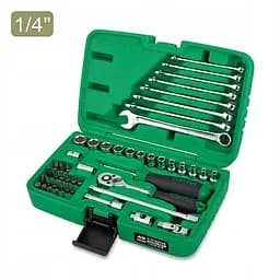 Набір інструменту TOPTUL 1/4" + ключі 49 од. GCAI4901