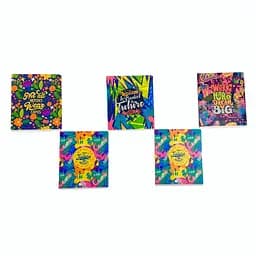 Зошит Тетрада  12 аркушів лінія Монстрики з неоновими кольорами та УФ-лак покриттям 20 шт.