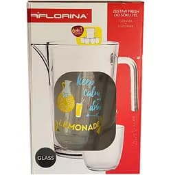 Набір Florina Fresh для соку графин та 6 склянок Lemon (3K8109_L)