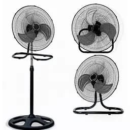 Напольный настольный вентилятор трансформер Grunhelm GFS-4531 настенный бесшумный 3в1 для дома офиса 50 Вт