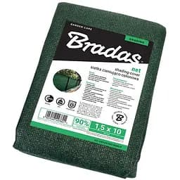 Сетка защитная Bradas 90% затенение 135 г/м² 1.5x10 м AS-CO13515010GR/P 