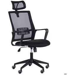 Кресло Matrix HR сиденье Сидней 16/спинка Сетка Line-03 синяя