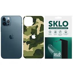 Захисна плівка SKLO Back (тил+лого) Camo для Apple iPhone 6/6s plus (5.5) Зелений / Army Green
