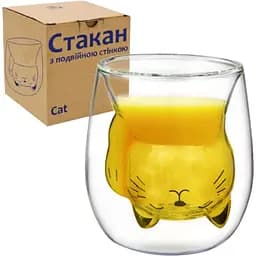 Стакан с двойной стенкой SnT Cat 190 мл (202-41)