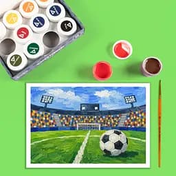 Фарби гуашеві Yes Football 12 кольорів 20 мл (230453) - мініатюра 3