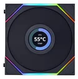 Вентилятор Lian Li Uni Fan TL Wireless LCD 120-1 Reverse Black (G99.12RTLLCD1W1B.00)