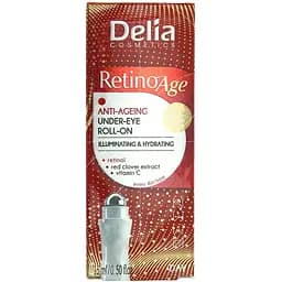 Гель-ліфтинг для шкіри навколо очей Delia Cosmetics Roll-On Under Eye Рол-он Plant Essence
Retinoage 15 мл