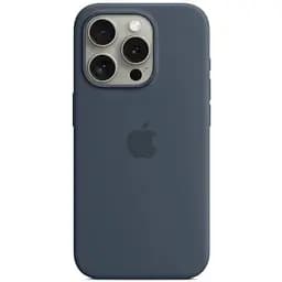 Силіконовий чохол CasePro Silicone Case with MagSafe Storm Blue для iPhone 15 Pro Max