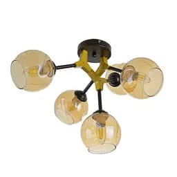 Люстра Brille потолочная молекула E14 40W BK (BL-978C/5)