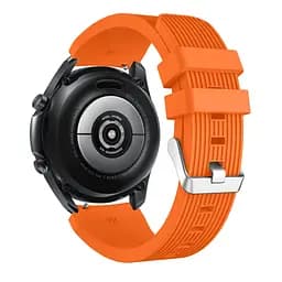 Силіконовий ремінець Watchbands Galaxy на смарт-годинник Samsung Galaxy Watch 3 45mm - помаранчевий (WB001GALAXYORANGE53) - мініатюра 2