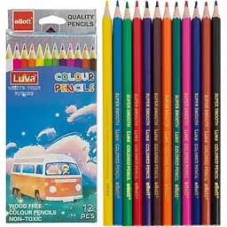 Карандаши для рисования "Luva Ellott" Bambi CQ1001-12