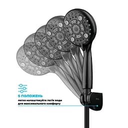 Душовий набір Drop MULTI120B+SET (лійка для душу + шланг + кріплення) - мініатюра 8