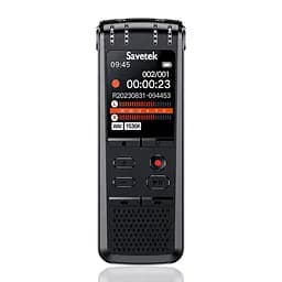Професійний цифровий диктофон з шумозаглушенням та лінійним входом Savetek GS-R58, 8 Гб пам'яті (101148-8) - мініатюра 3