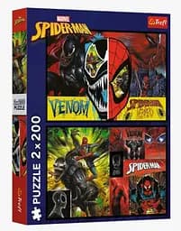 Пазли "Людина-павук: День і ніч. Марвел", 13314 Trefl , 2х200 елементів (5900511133141)