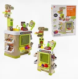 Супермаркет 922-200 67 элементов, звук, мвет, кассовий аппарат, сканер, весы, аксессуары, в коробке (6967587401160)