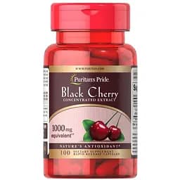 Натуральная добавка Puritan's Pride Black Cherry 1000 mg 100 капсул