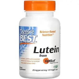 Лютеїн Doctor's Best Lutein with OptiLut 10 мг 120 гелевих капсул