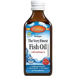Жирні кислоти Carlson Labs The Very Finest Fish Oil 200 мл Ягоди