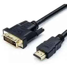 Кабель Atcom Dvi-HDMI 2 ferite 24pin/24pin пакет довжина 3 м чорний