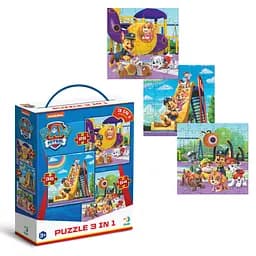 Дитячий пазл Ігровий майданчик Paw Patrol 200578, 3 в 1 - мініатюра 2