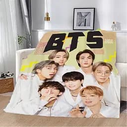 Плед плюшевий 3D BTS №4 160х200 см