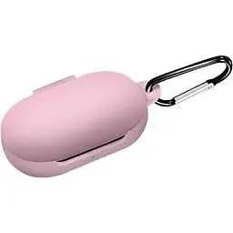 Чохол-накладка DK Silicone Candy Friendly карабін для Samsung Galaxy Buds (R170) (011385) (pink)