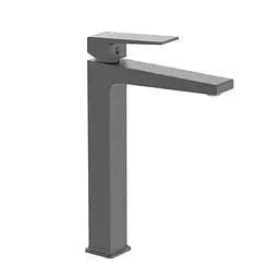 Смеситель для умывальника высокий Imprese Violik black matt f03510810AB Черный матовый