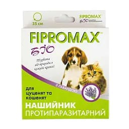 Нашийник Fipromax проти бліх та кліщів для кошенят і цуценят 35 см