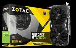 Видеокарта GeForce GTX 1070 Ti 8GB Zotac Bulk (ZT-P10710J-10B) Б/У