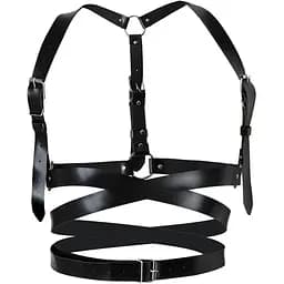 Кожаная портупея Art of Sex - Melani Leather harness, Черная XS-M
