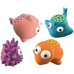 Игрушка для мелких собак Croci Морские обитатели латекс с пищалкой 5-6 см